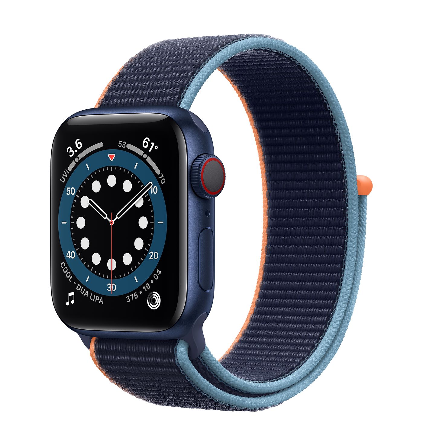 Apple Watch Series 6 GPS + Cellular 40mm Blue Aluminum with Deep