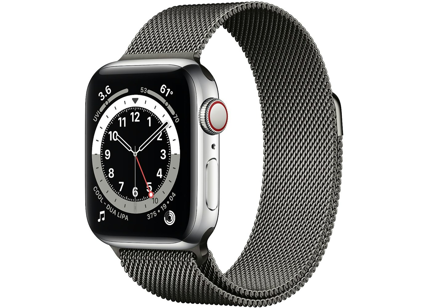 Apple Watch Series 6 GPS + Cellular 40mm Silver Stainless Steel with Apple Watch 6 Stainless Steel 40mm
