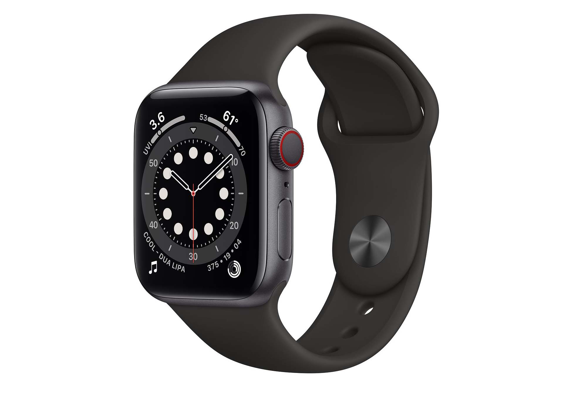 Apple Watch Series 6 GPS + Cellular 40mm Space Gray Aluminum with