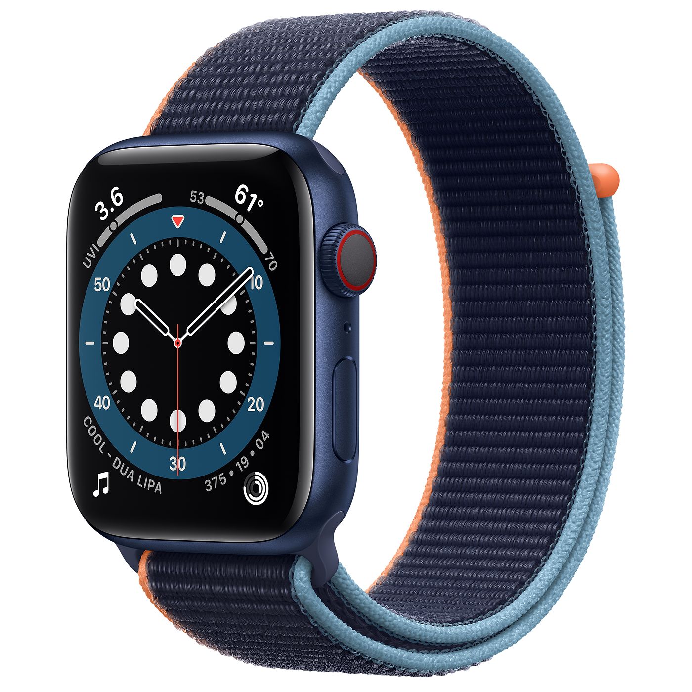 Apple Watch Series 6 GPS + Cellular 44mm Blue Aluminum with Deep