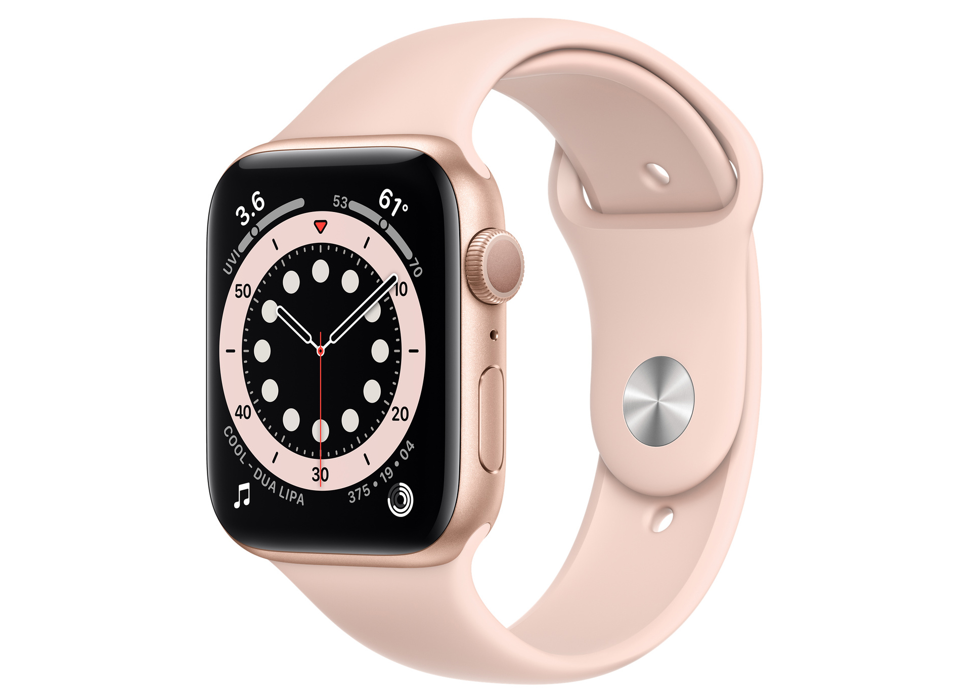 Apple Watch Series 6 GPS + Cellular 44mm Gold Aluminum with Pink