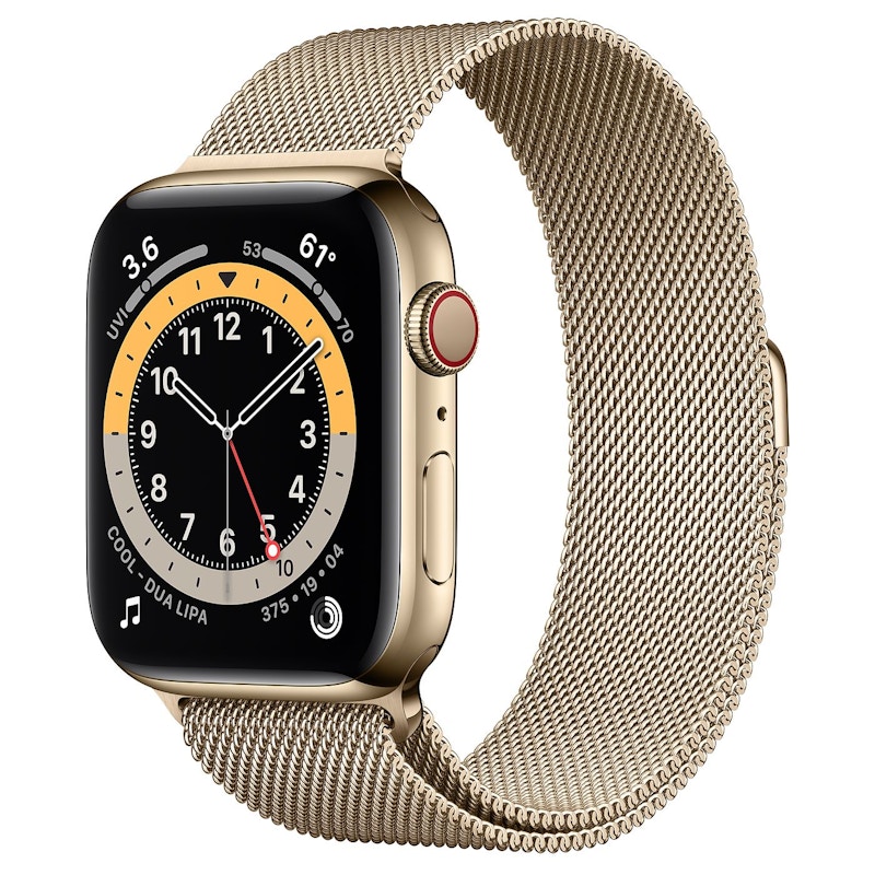 Apple Watch Series 6 GPS + Cellular 44mm Gold Stainless Steel with