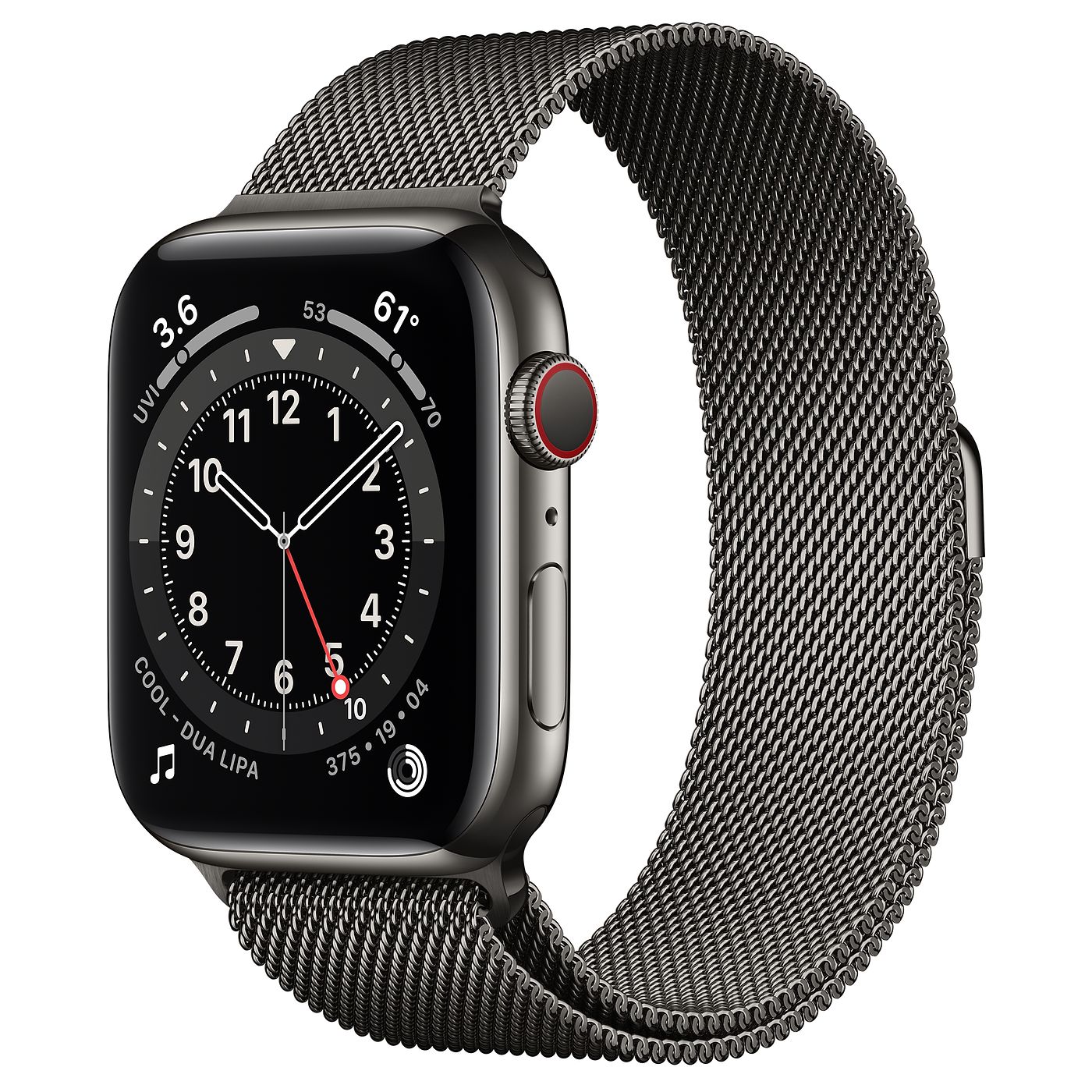Apple Watch 6 GPS+セルラー 44mm グラファイトステンレス-
