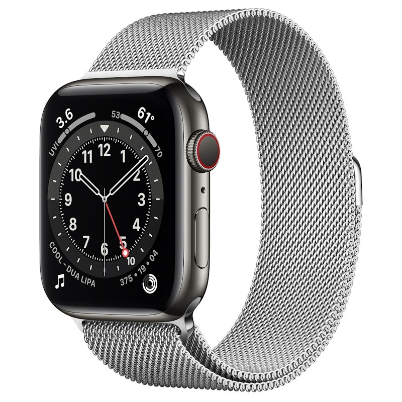 Apple watch series discount 6 black stainless steel