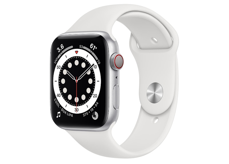 Apple watch 6 silver aluminum new arrivals