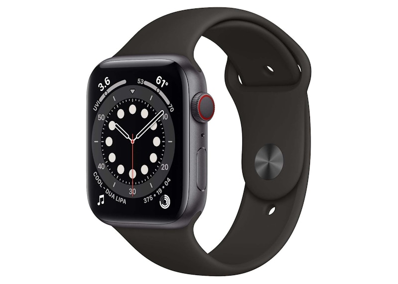 Apple Watch Series 6-44mm GPS+セルラーブラック - その他