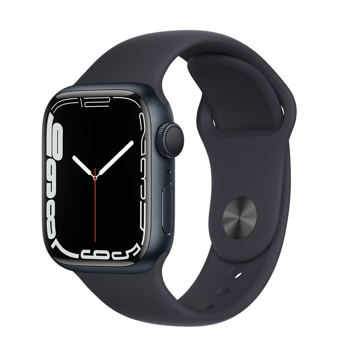 Apple Watch Series 7 GPS 41mm Midnight Aluminum with Midnight 