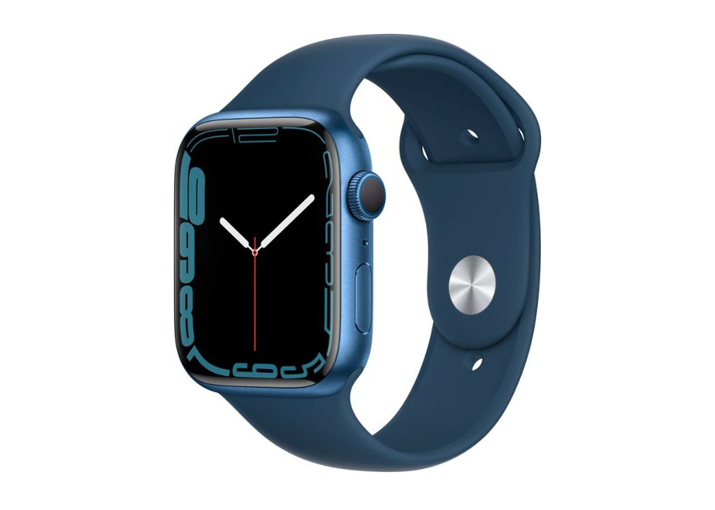 Apple Watch Series 7 GPS 44mm Blue Aluminum with Abyss Blue 