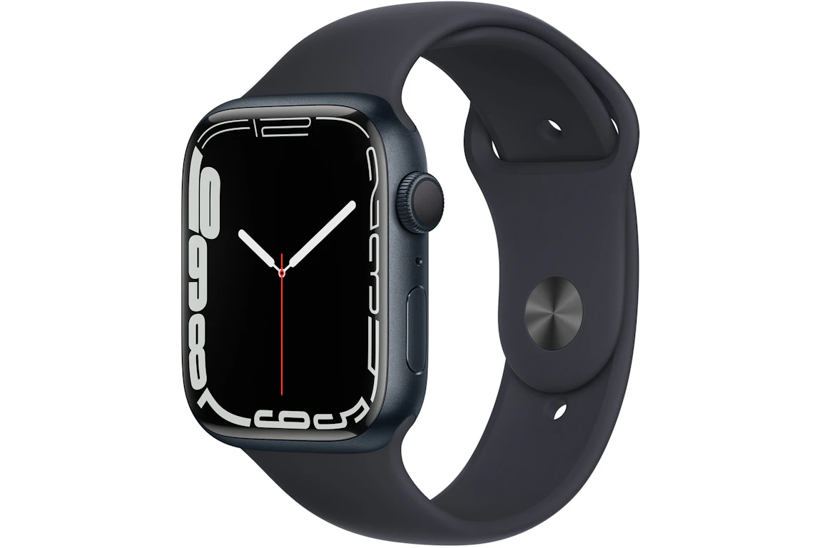 Apple A2474 / MKN53LL/A Apple Watch Series 7 GPS 45mm Midnight Aluminum with Midnight Sport Band
