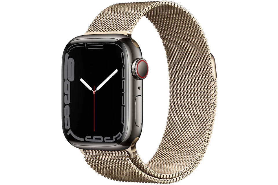 Apple watch series 7 gold with milanese loop Clearance