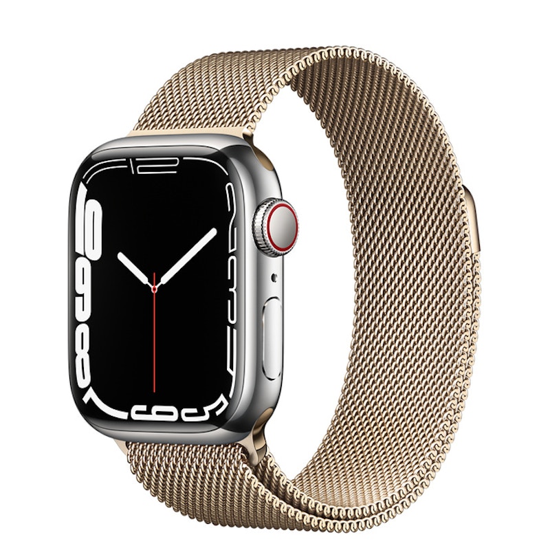 Milanese loop with outlet aluminum apple watch