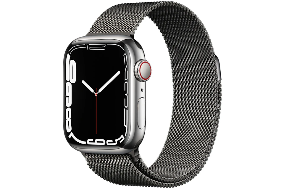 Apple Watch Series 7 GPS + Cellular 41mm Silver Stainless Steel with