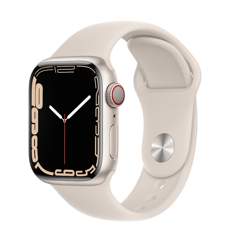 Apple Watch Series 7 GPS + Cellular 41mm Starlight Aluminum with