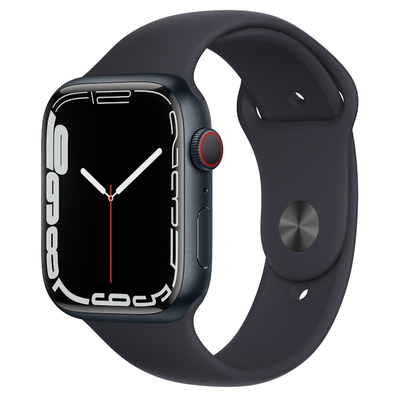 Apple Watch Series 7 GPS + Cellular 45mm Midnight Aluminum with ...