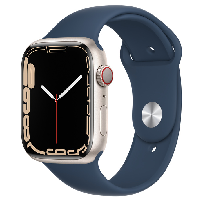 Apple Watch Series 7 GPS 45mm Midnight Aluminum with Abyss Blue
