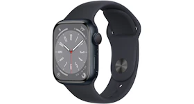 Apple Watch Series 8 GPS 41mm Midnight Aluminum with Midnight Sport Band A2770