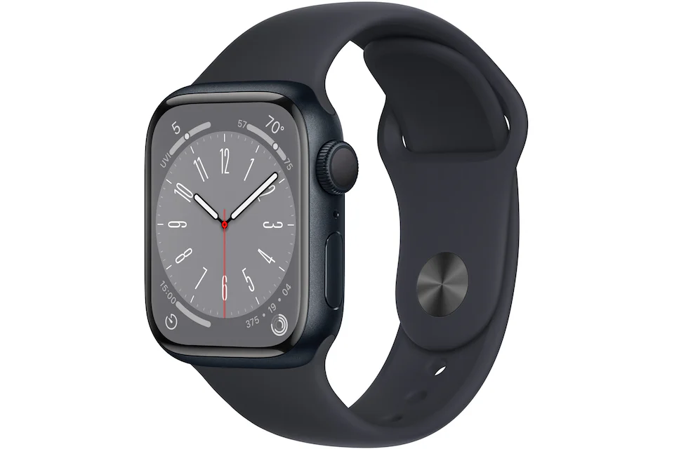 Apple Watch Series 8 GPS 41mm Midnight Aluminum with Midnight Sport Band A2770