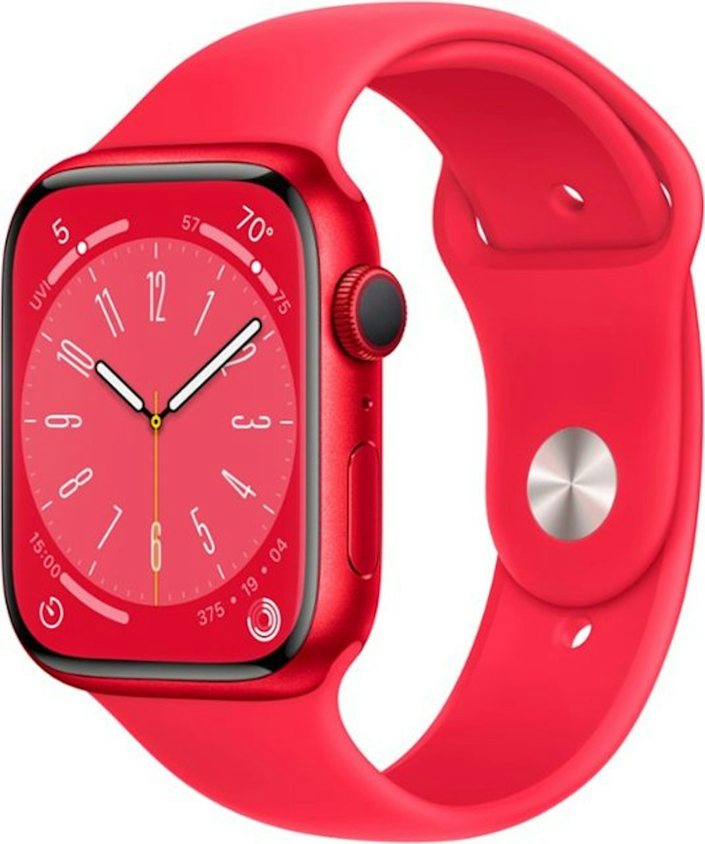 Apple Watch Series 8 GPS 41mm (PRODUCT)RED Aluminum with (PRODUCT)RED Sport Band - US