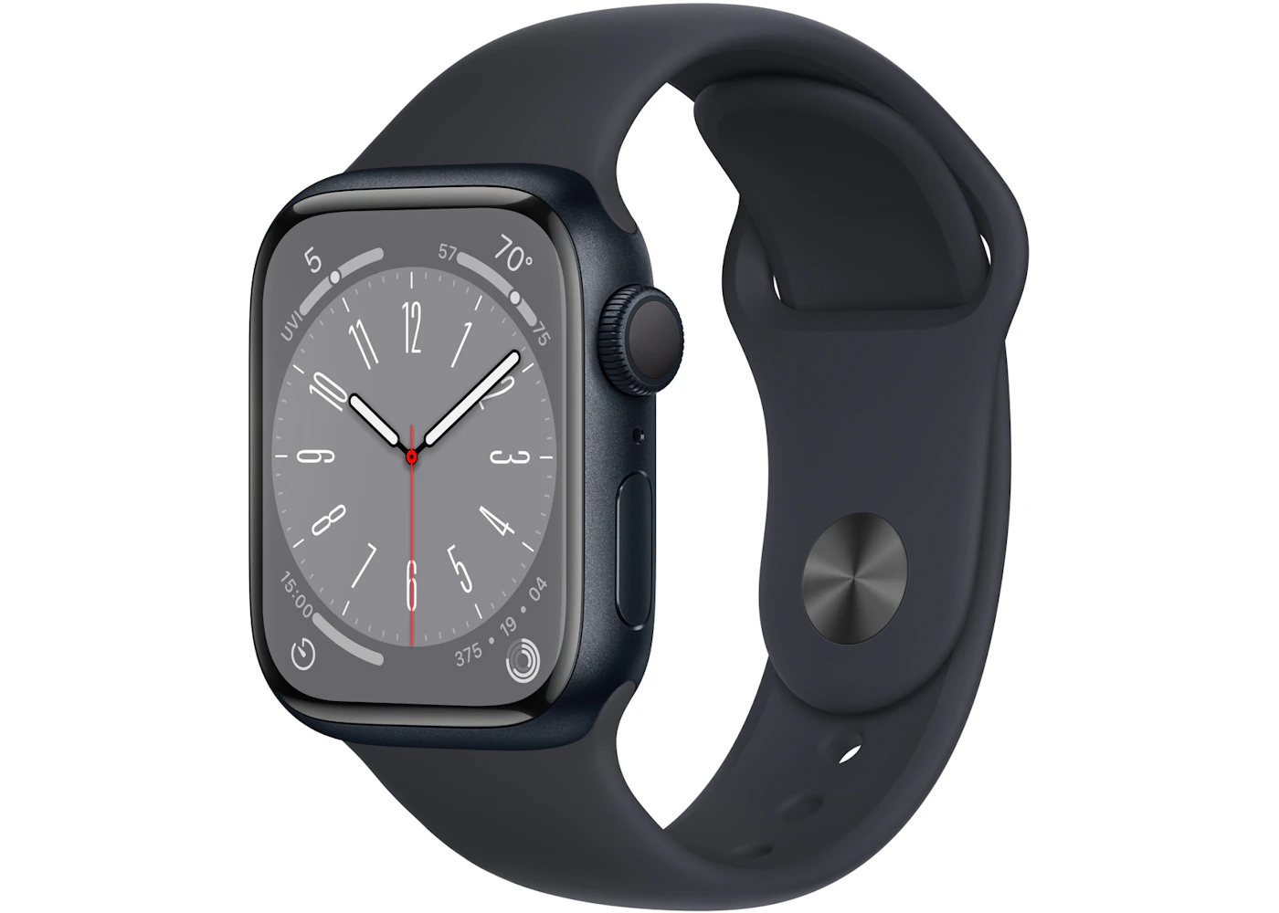 Reloj Apple Series 8 GPS 45mm Midnight Aluminum with Midnight Sport