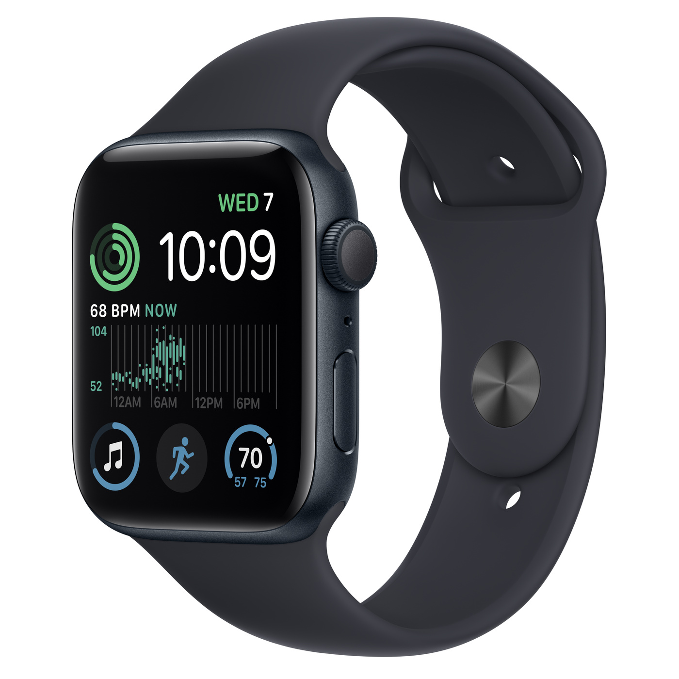 Apple Watch Series SE GPS 40mm Midnight Aluminum with Midnight Sport Band  A2722