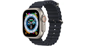 Apple Watch Ultra GPS + Cellular 49mm Titanium with Midnight Ocean Band A2622