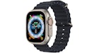 Apple Watch Ultra GPS + Cellular 49mm Titan mit Midnight Ocean Band MQET3LL/A