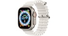 Apple Uhr Ultra GPS + Cellular 49mm Titan mit Weiß Ocean Band MNH83LL/A