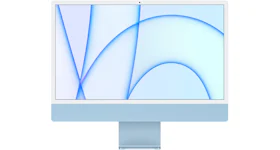 Apple iMac Pro 24" Apple M1 8GB RAM 512GB SSD Apple M1 8-core Mac OS MGPL3LL/A Blue