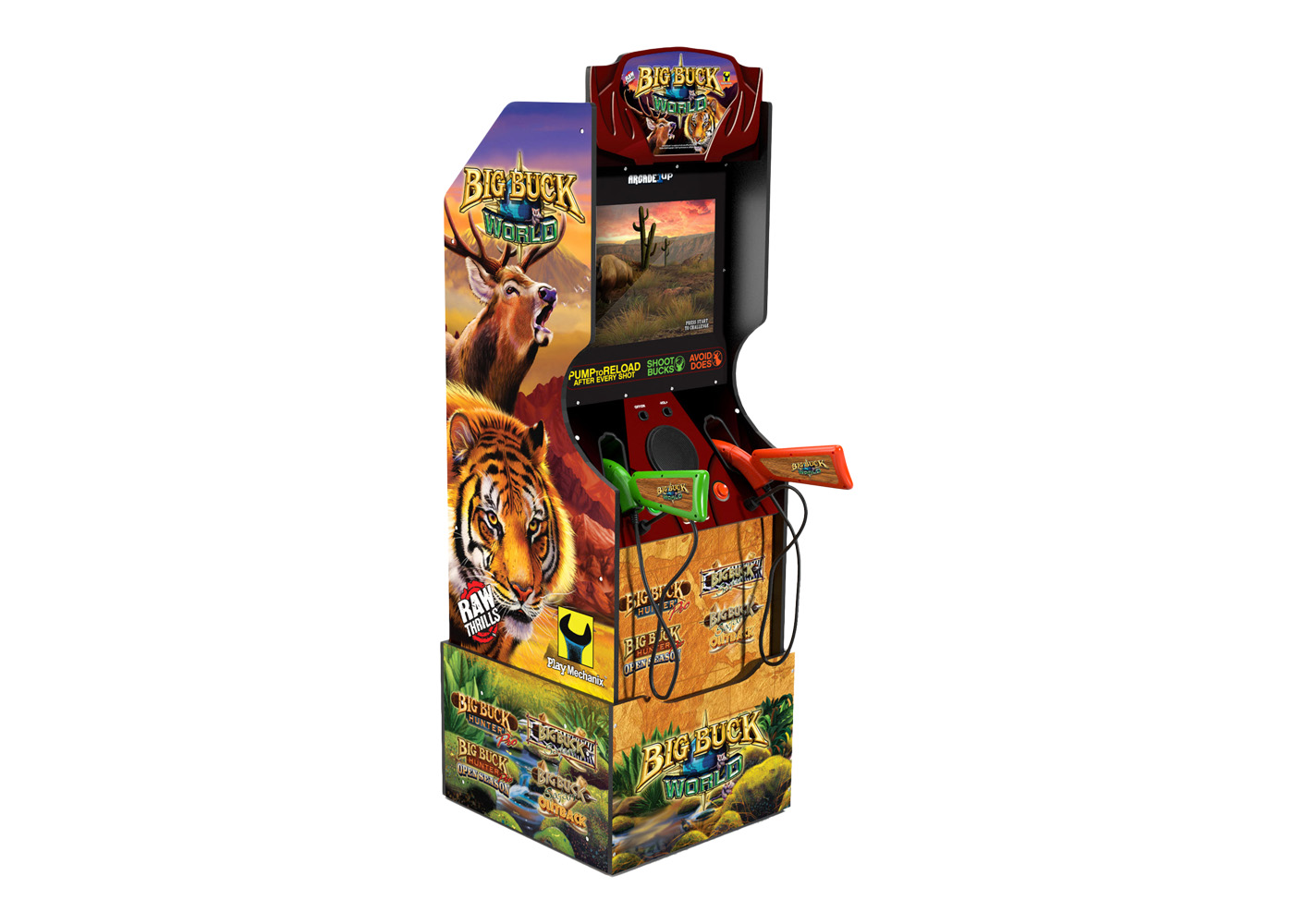 Arcade1UP Big Buck World Arcade Machine - US