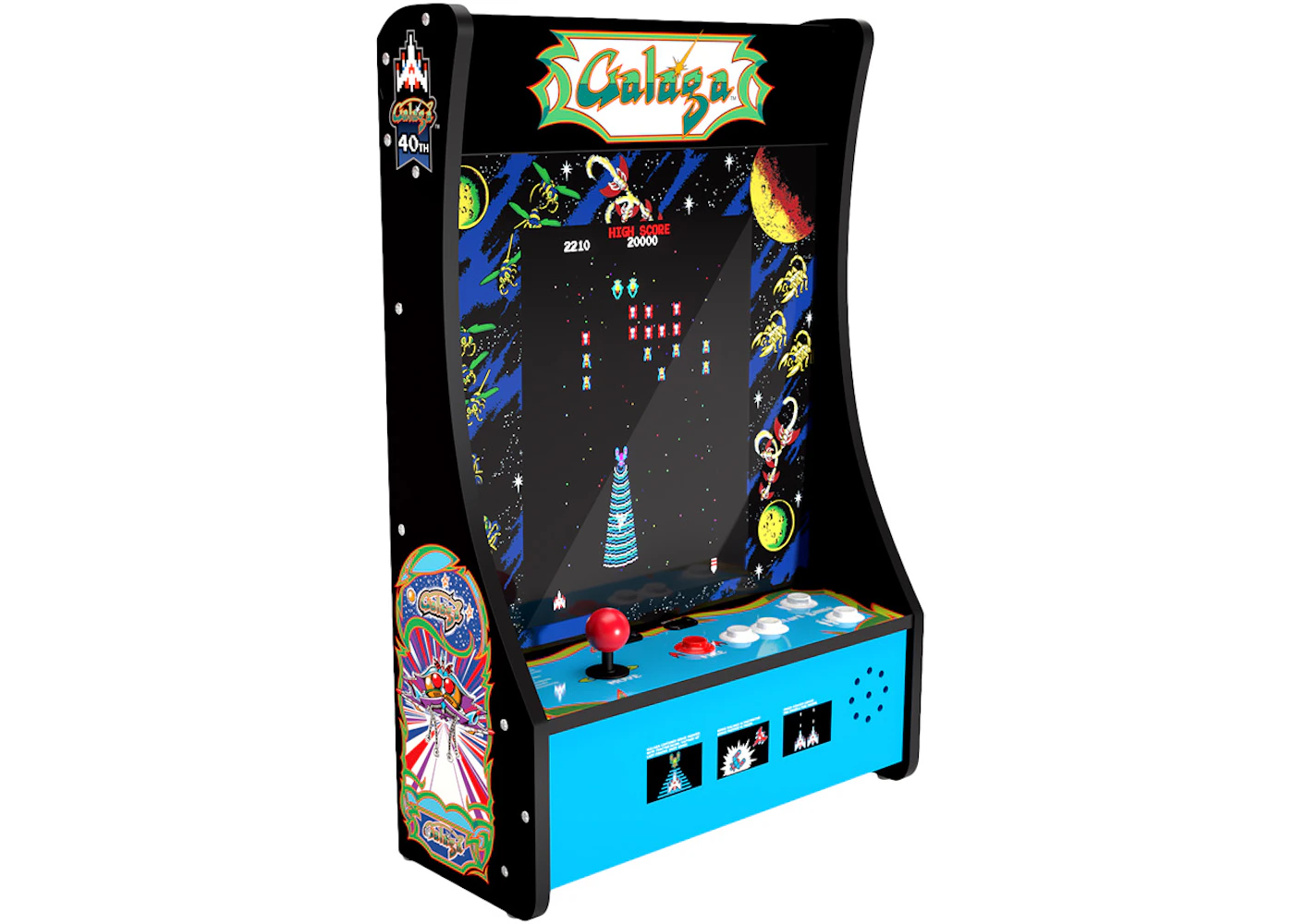 Gabinete Galaga C Pantalla De Mini Juego De Arcade Galaga