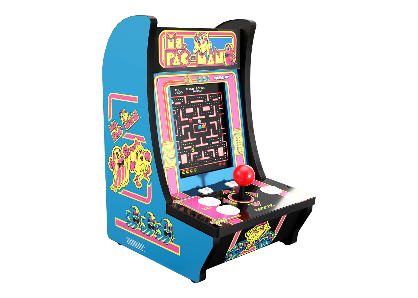 Arcade1UP Ms. Pac-Man (5 Games) Counter-Cade
