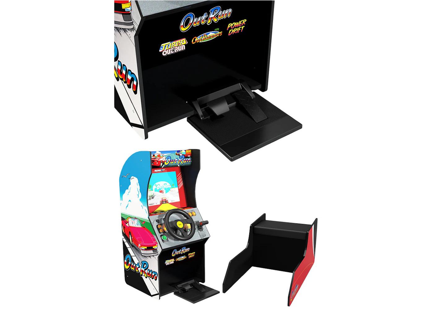 Arcade1UP Outrun Seated Arcade Machine - US