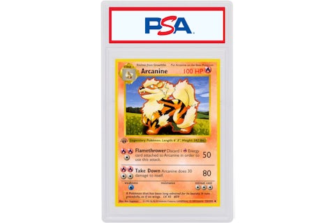 Arcanine 1999 Pokemon TCG Base Set 1st Edition #23/102 (PSA or BGS Graded) - 1999 - US Arcanine 1999 Pokemon TCG Base Set 1st Edition #23/102 (PSA or BGS Graded) - 1999 - US