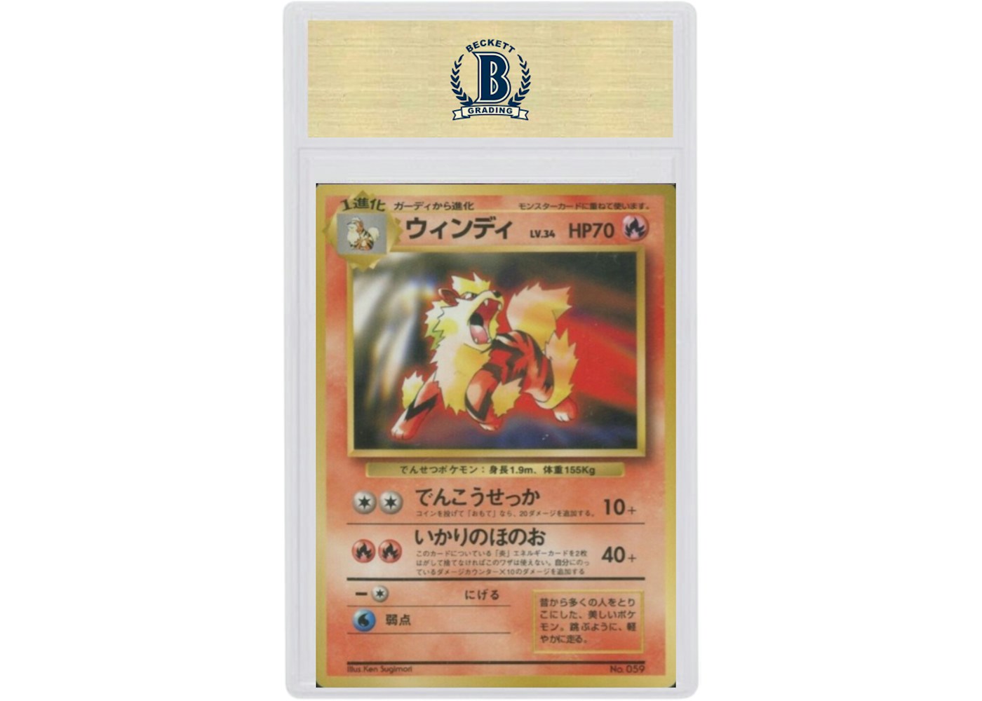 Arcanine 1999 Pokemon Tcg Japanese Cd Promo 59 1999 Arcanine 1999 Pokemon Tcg Japanese Cd Promo 59 1999