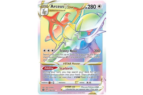 Arceus VSTAR Full Art 2022 Pokmon TCG Sword & Shield Brilliant Stars Secret #176 (Ungraded) - 2022 - US Arceus VSTAR Full Art 2022 Pokmon TCG Sword & Shield Brilliant Stars Secret #176 (Ungraded) - 2022 - US