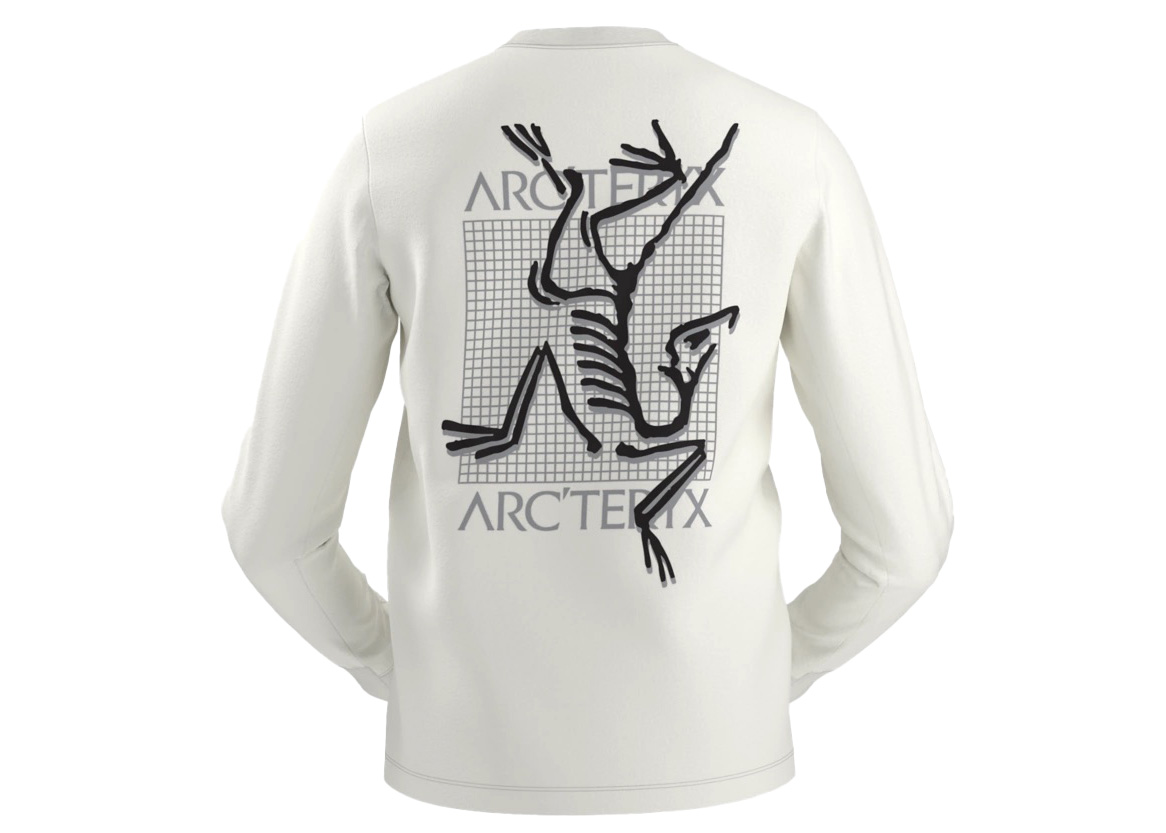 Arc'teryx Arc'multi Bird Logo Longsleeve White メンズ - SS24 - JP