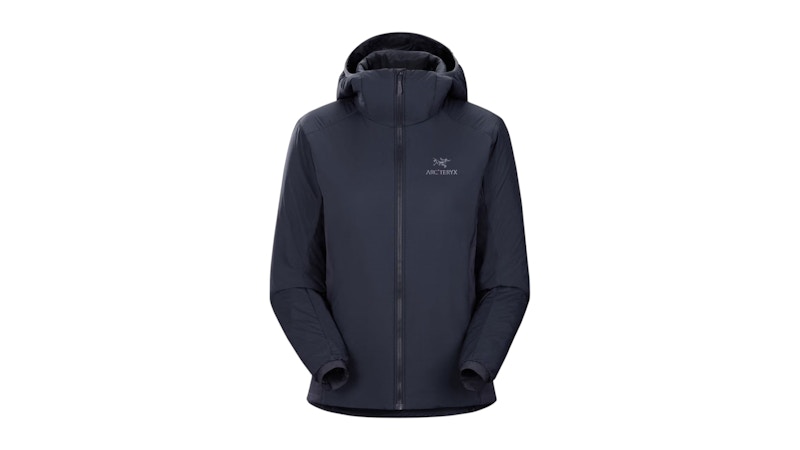 Pre-owned Arc'teryx Atom Womens Hoodie Jacket In Black Sapphire In Blue