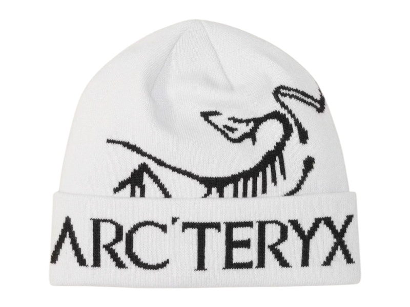 Pre-owned Arc'teryx Bird Word Toque Beanie (fw25) In Orca In Black