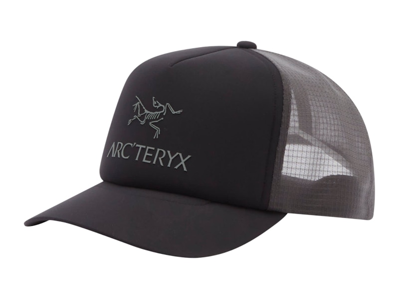 Pre-owned Arc'teryx Men's Bird Word Trucker Cap In Black/graphite