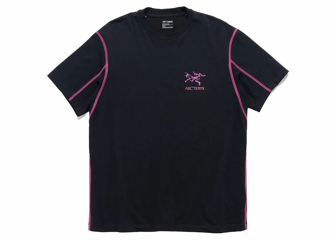 Pre-owned Arc'teryx Copal Ss Bird T-shirt Black/ultraviolet
