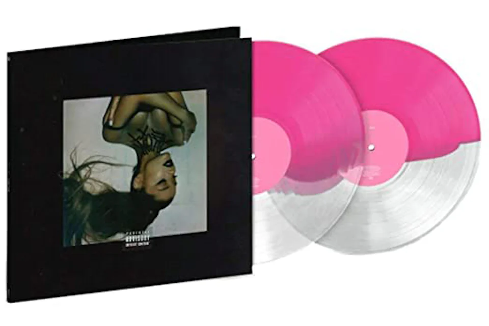 Ariana Grande Thank U, Next Limited Edition 2xLP Vinyl Clear & Pink Split