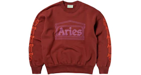 Aries Column Sweatshirt Rosewood
