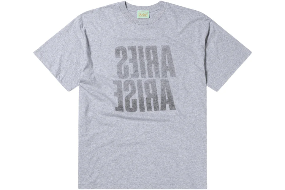 Aries Don't Be A... Inside Out Tee Grey Marl