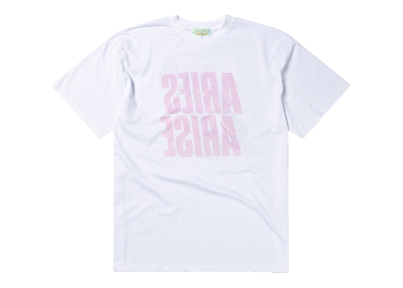 Pre-owned Aries Don't Be A... Inside Out Tee Shirt In White