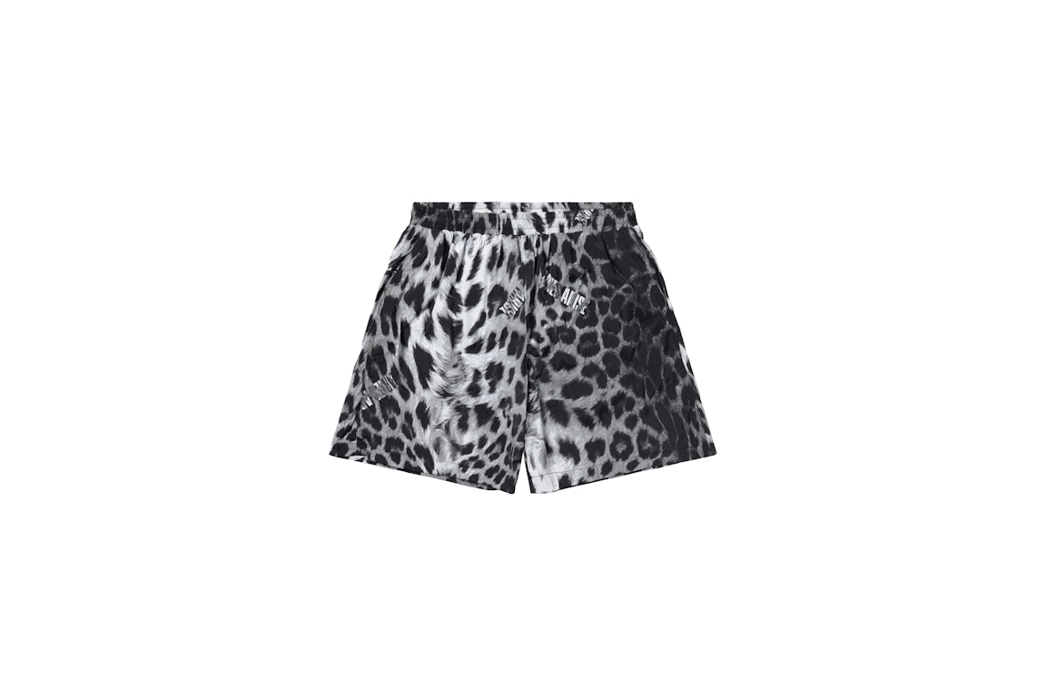 Pre-owned Aries Leopard Board Short White