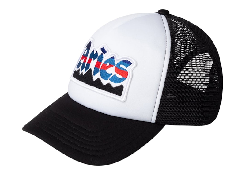 Aries Mountain Trucker Cap Black/White