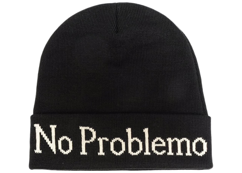 Aries No Problemo Beanie Black - SS22 - JP