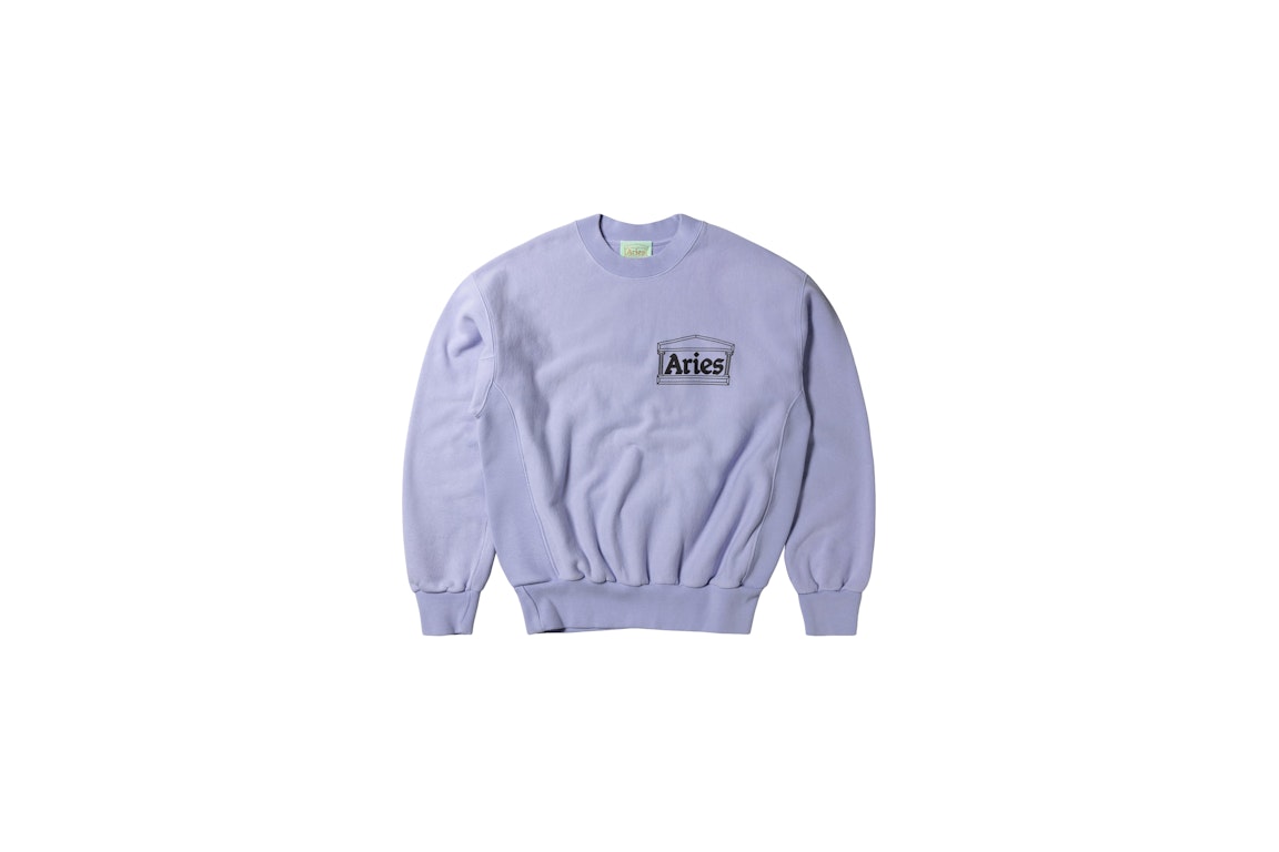Pre-owned Aries Premium Temple Sweatshirt Lilac