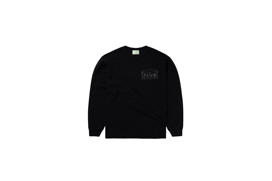 Pre-owned Aries Temple L/s L/s T-shirt Black