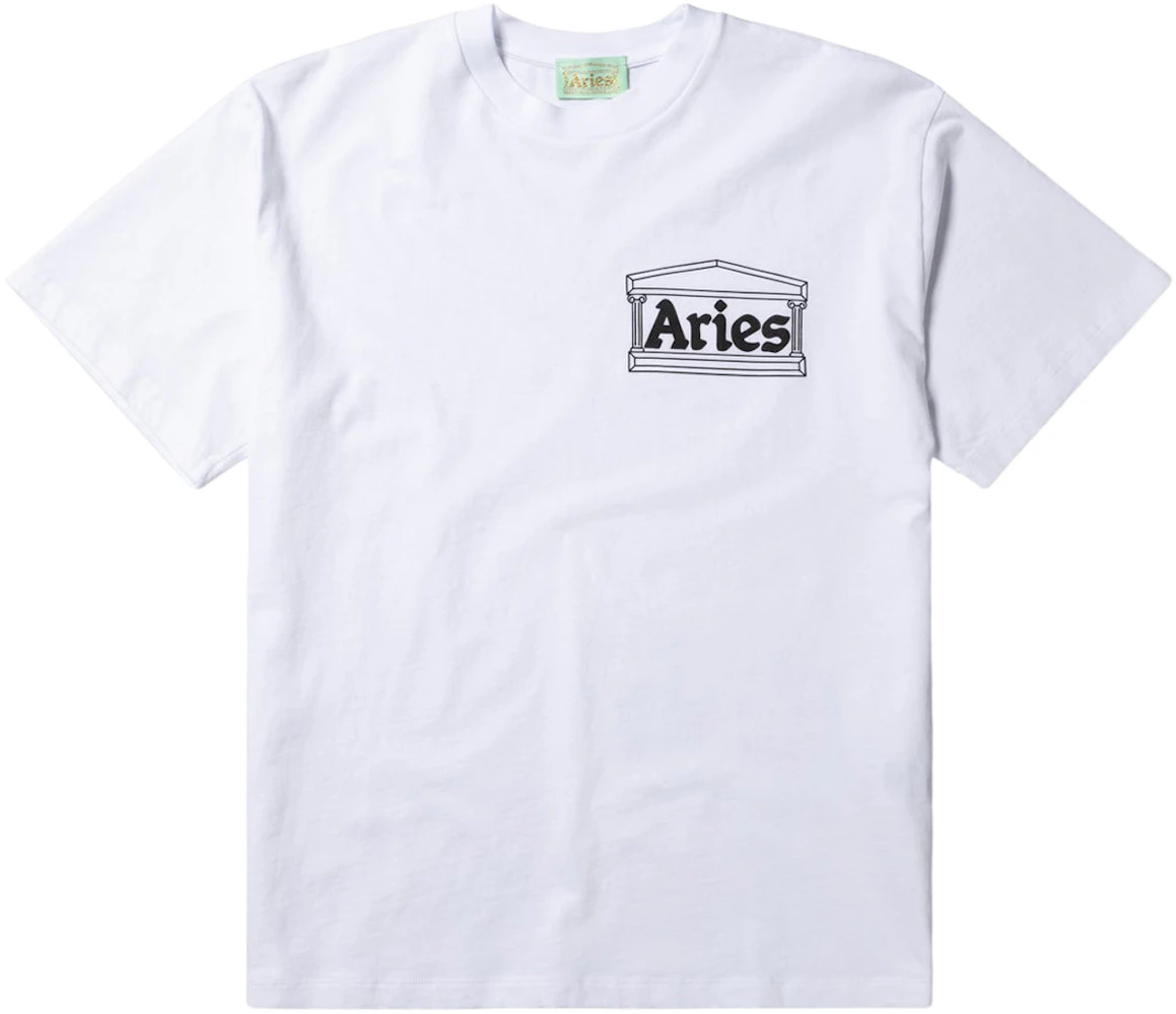 Aries Temple SS Tee White (FW22) - FW22 - US